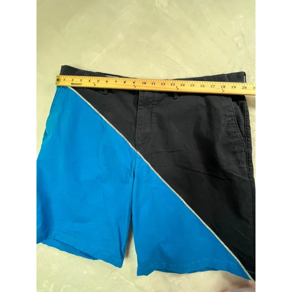 NAUTICA Mens 40 Shorts Blue‎ two-tone Chino 8